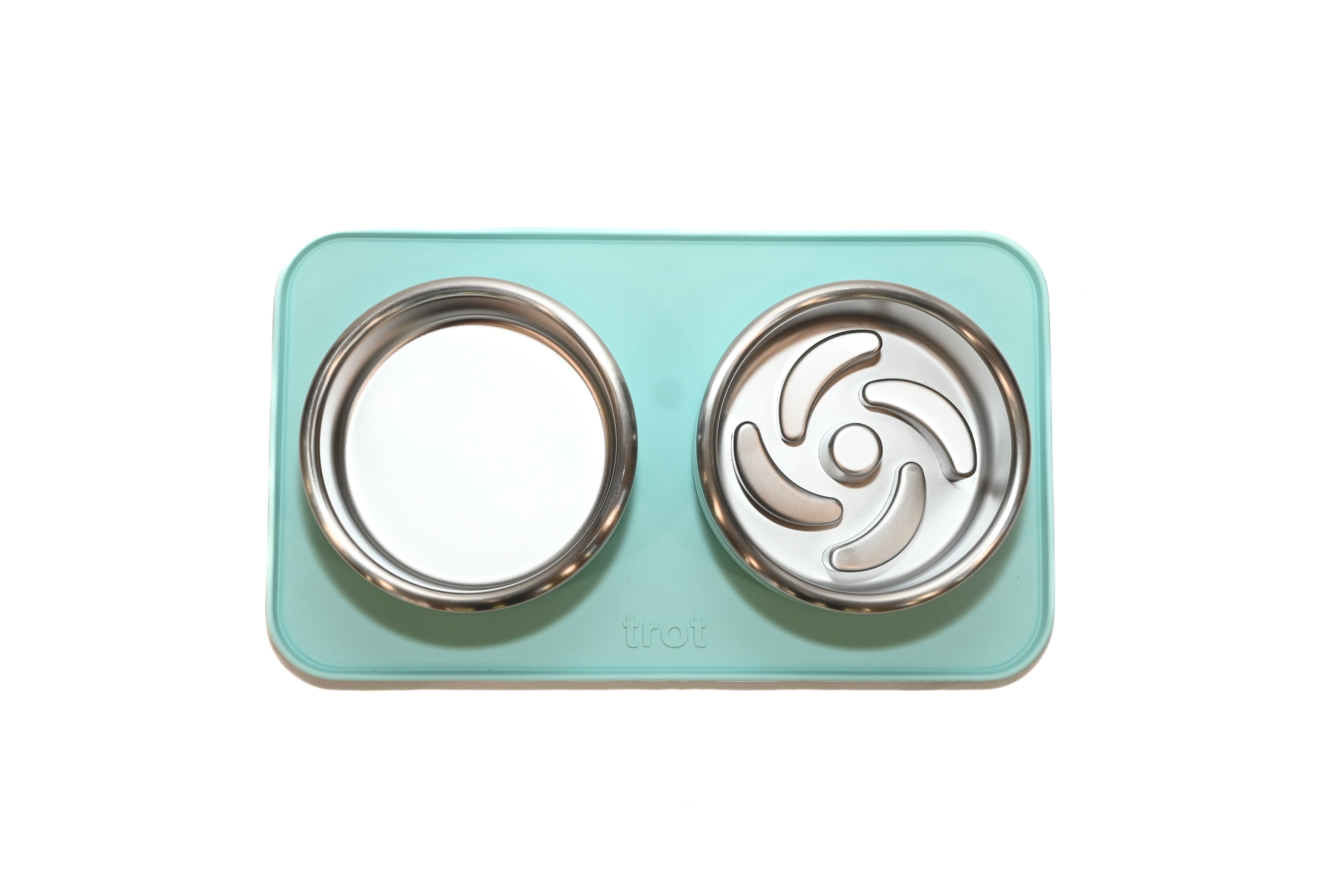 Trot Complete Bowl Set with Mat - Bone