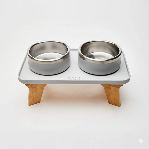 Trot Elevated Complete Water Bowl Set with Mat & Stand
